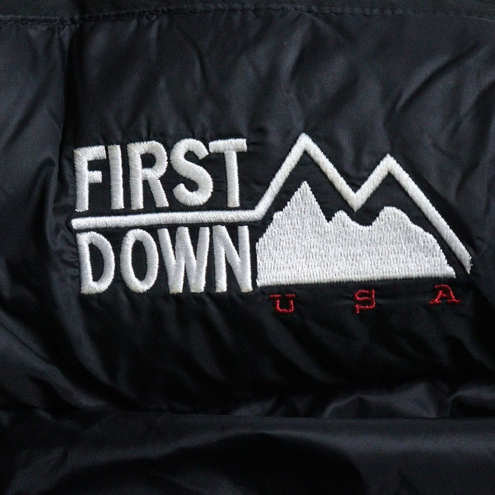 FIRST DOWN(ファーストダウン) BUBBLE DOWN JACKET MICROFT マイクロフト バブル ダウンジャケット ブラック F542001