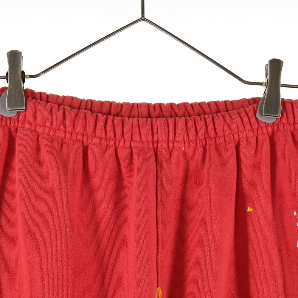 GALLERY DEPT.(ギャラリーデプト) GD LOGO PAINTED FLARE SWEAT PANTS ロゴプリント ペイント加工 フレアスウェットパンツ レッド