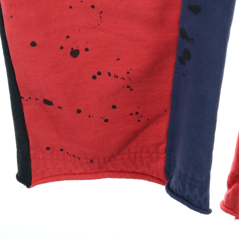 GALLERY DEPT.(ギャラリーデプト) GD LOGO PAINTED FLARE SWEAT PANTS ロゴプリント ペイント加工 フレアスウェットパンツ レッド