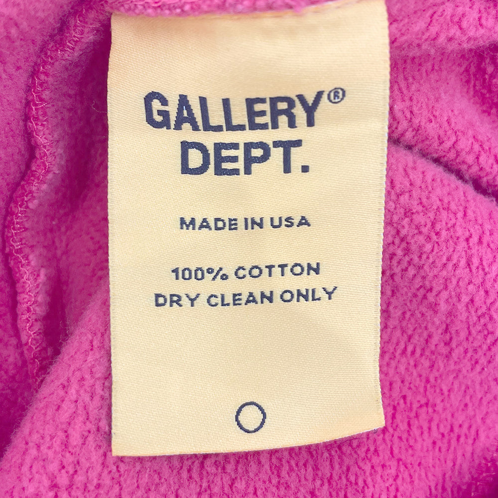 GALLERY DEPT.(ギャラリーデプト) GD LOGO PAINTED FLARE SWEAT PANTS ロゴプリント ペイント加工 フレアスウェットパンツ レッド