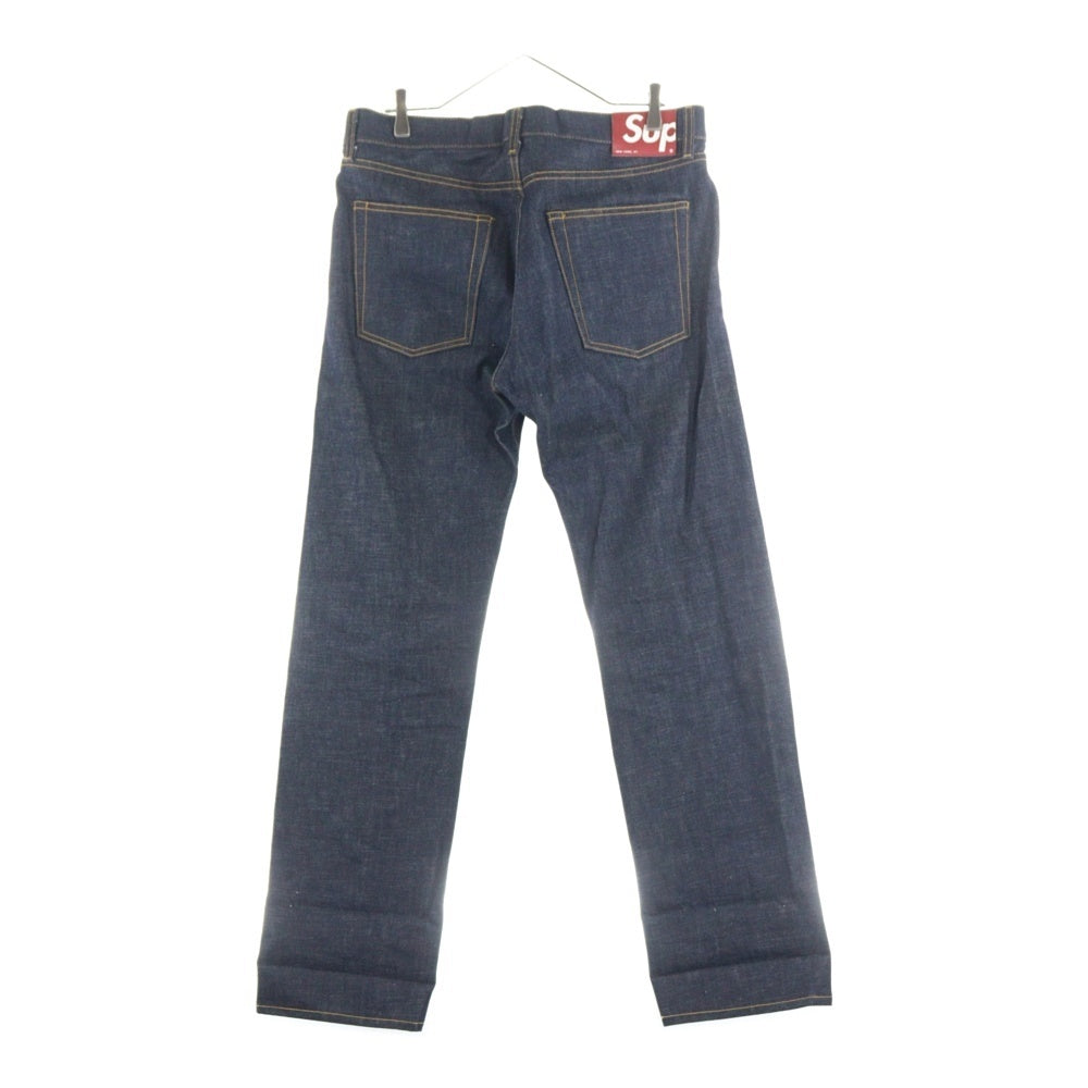SUPREME(シュプリーム) Rigid Slim Jean ボタンフライ リジットスリムジーンズ デニムパンツ インディゴ