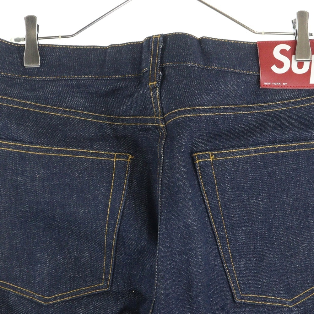 SUPREME(シュプリーム) Rigid Slim Jean ボタンフライ リジットスリムジーンズ デニムパンツ インディゴ