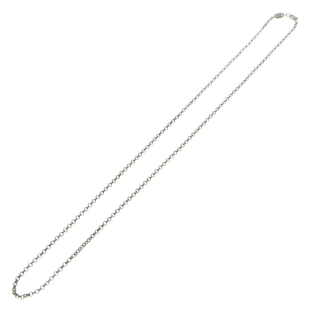 CHROME HEARTS(クロムハーツ) NECKCHAIN R20 ロールチェーンネックレス 20inch シルバー BCA084