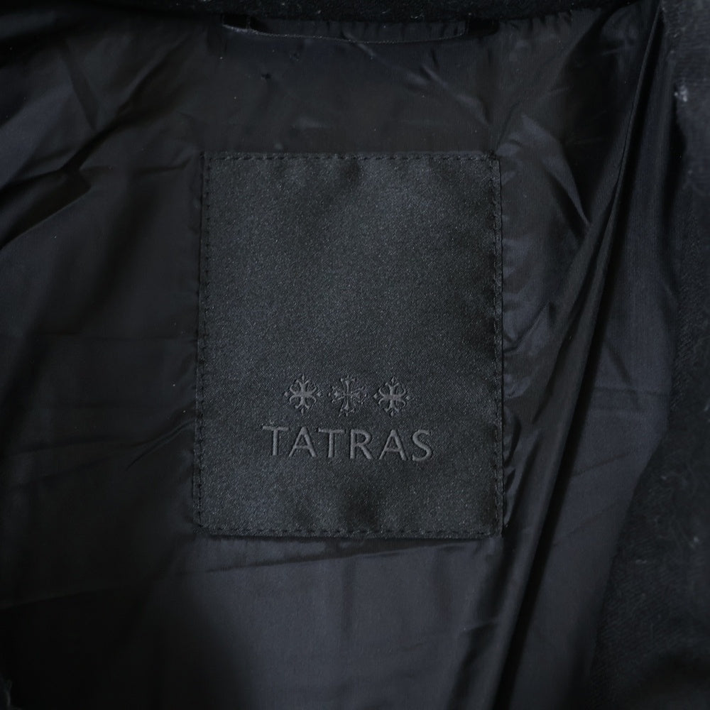 TATRAS(タトラス) 21AW AGORDO アゴルド マルチポケット フーデッド ジップアップ ダウンジャケット ブラック MTKE21A4148-D