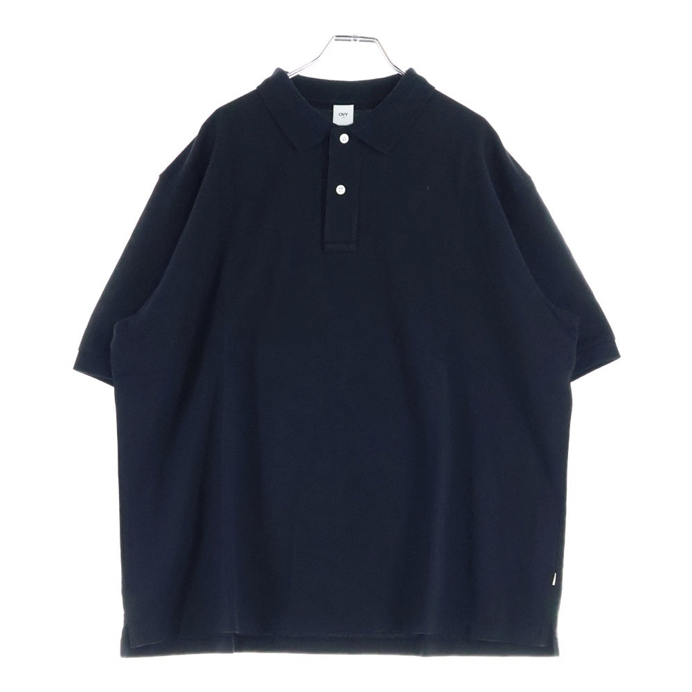 OVY(オヴィー) Standard Seed Stitch Polo オヴィー スタンダードシードステッチ 半袖ポロシャツ ブラック