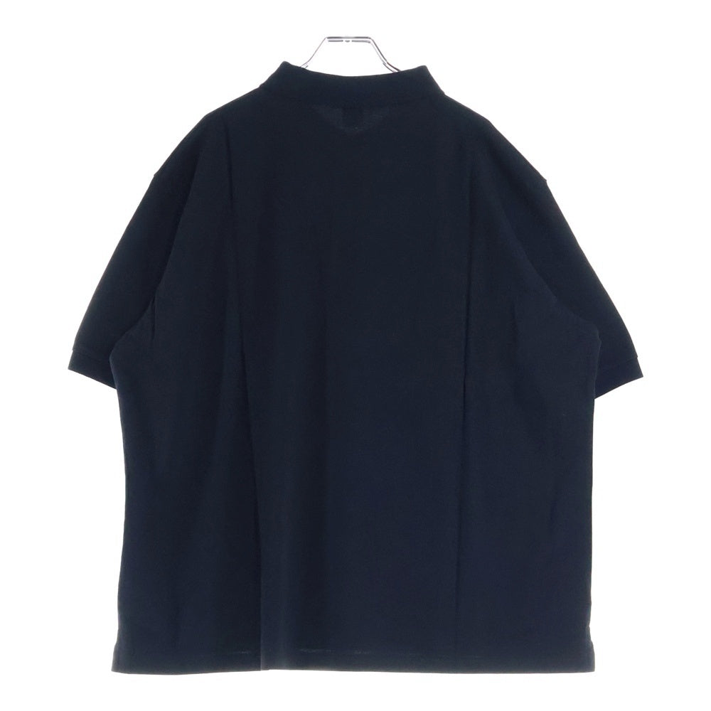 OVY(オヴィー) Standard Seed Stitch Polo オヴィー スタンダードシードステッチ 半袖ポロシャツ ブラック