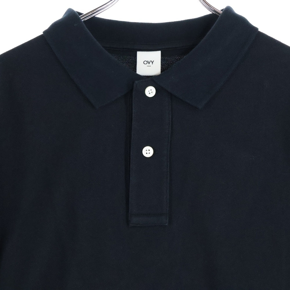 OVY(オヴィー) Standard Seed Stitch Polo オヴィー スタンダードシードステッチ 半袖ポロシャツ ブラック