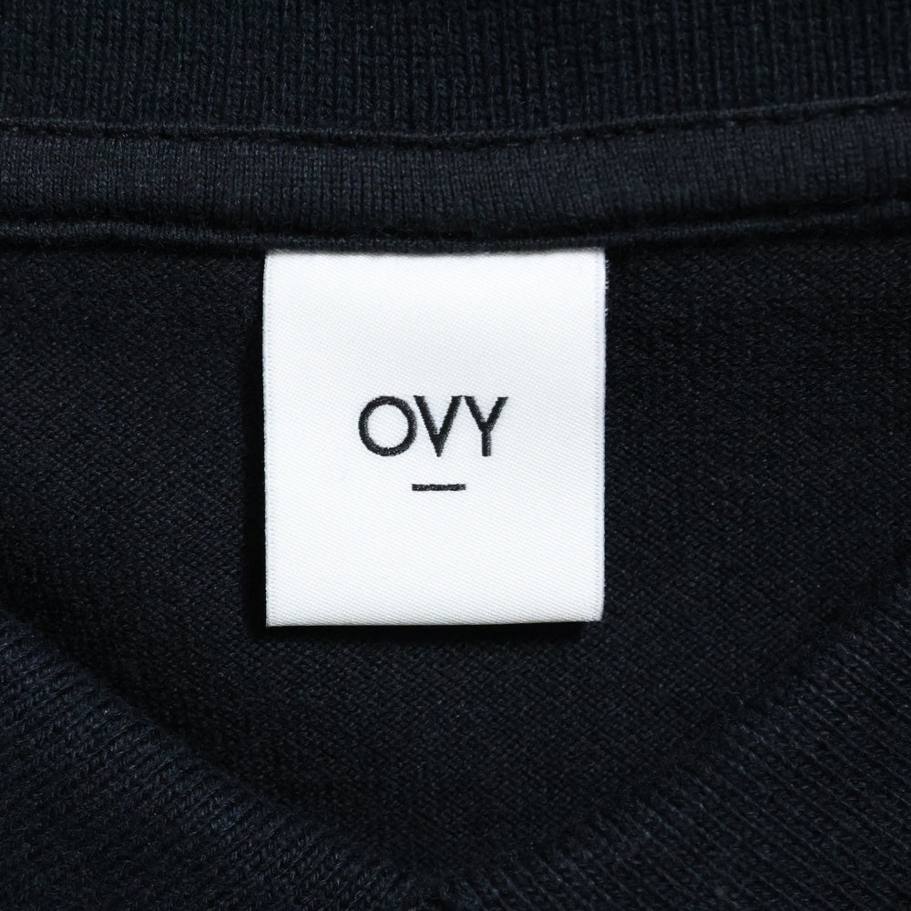 OVY(オヴィー) Standard Seed Stitch Polo オヴィー スタンダードシードステッチ 半袖ポロシャツ ブラック