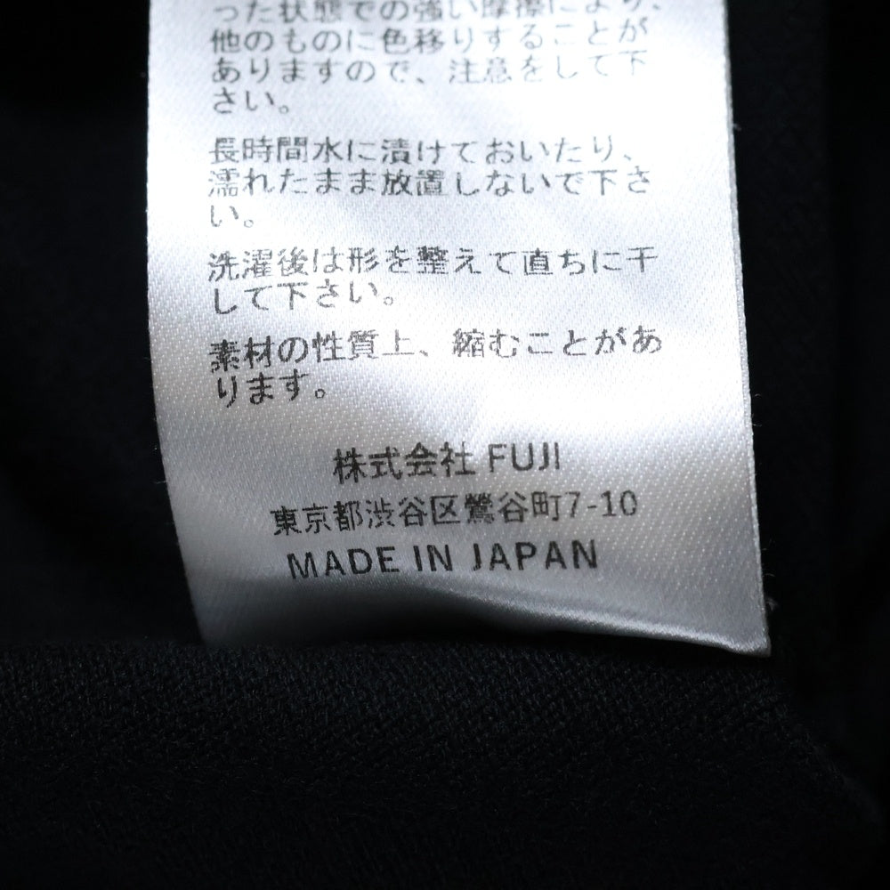 OVY(オヴィー) Standard Seed Stitch Polo オヴィー スタンダードシードステッチ 半袖ポロシャツ ブラック