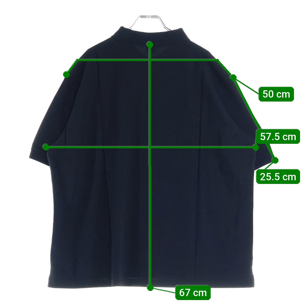 OVY(オヴィー) Standard Seed Stitch Polo オヴィー スタンダードシードステッチ 半袖ポロシャツ ブラック