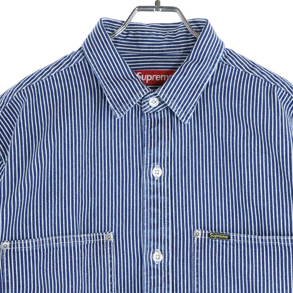 SUPREME(シュプリーム) 24SS Loose Fit S/S Denim Painter Shirt ルーズフィット デニムペインター 半袖シャツ インディゴ