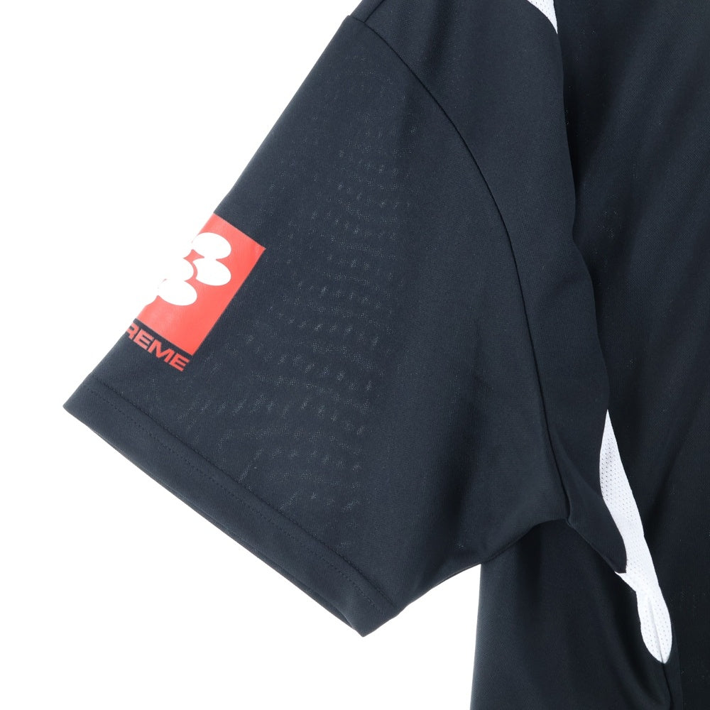 SUPREME(シュプリーム) 24AW Crest Soccer Jersey クレスト サッカージャージ 半袖Tシャツ カットソー ブラック