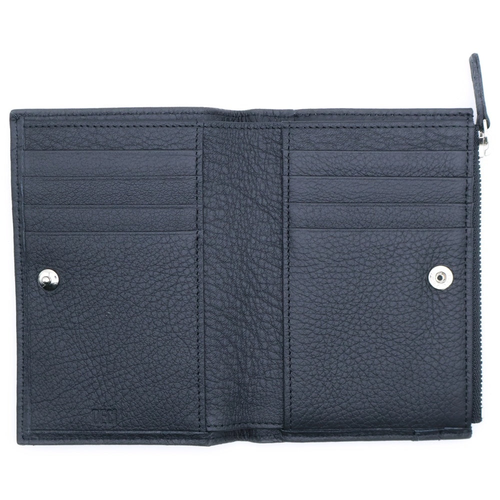 DECI(デシ) Compact Square Practical Wallet デシ コンパクトスクエア プラクティカルレザーウォレット ブラック