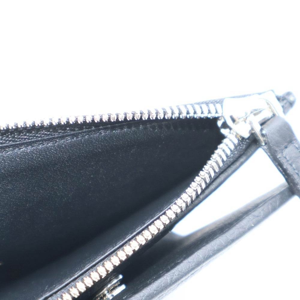 DECI(デシ) Compact Square Practical Wallet デシ コンパクトスクエア プラクティカルレザーウォレット ブラック