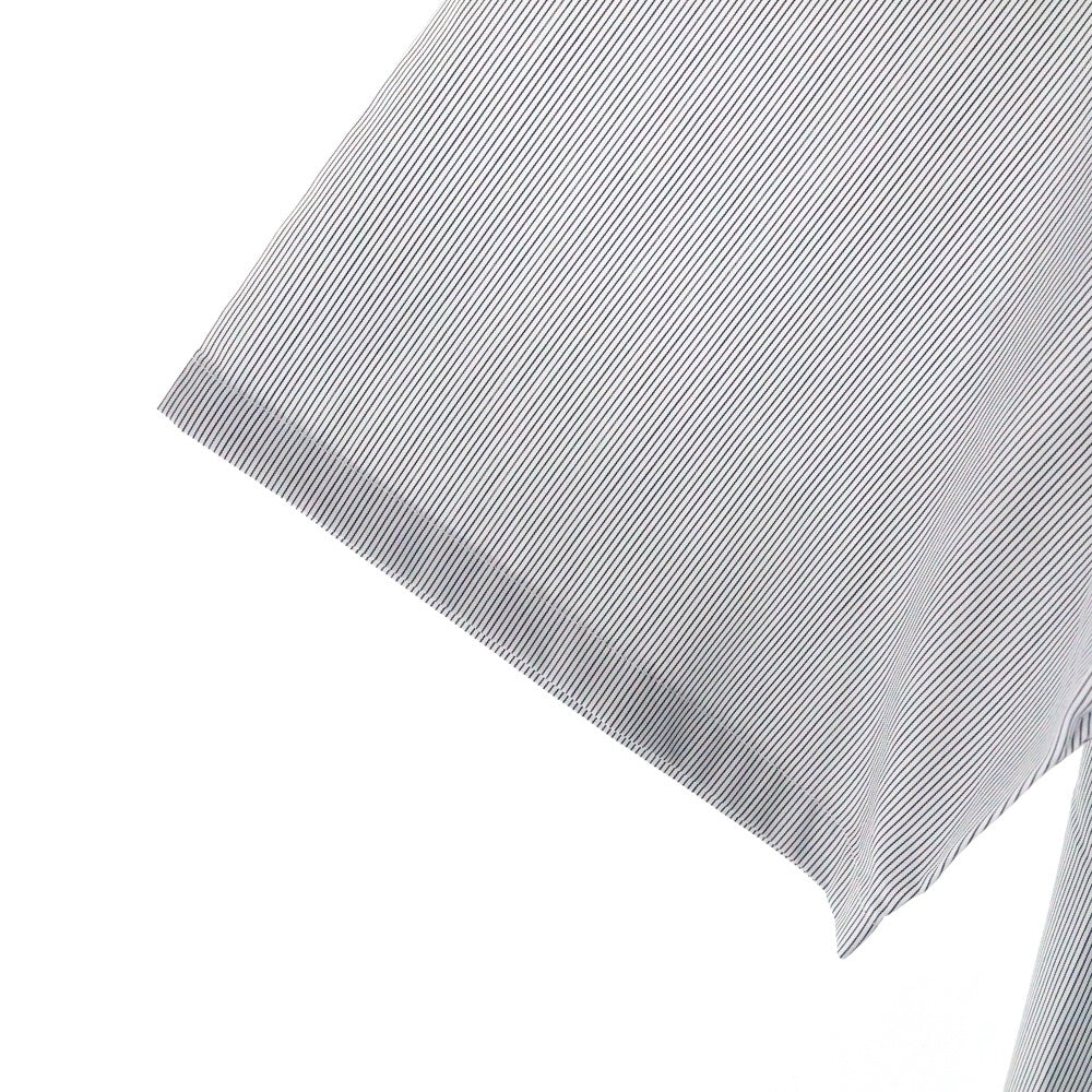 OVY(オヴィー) Stripe Open Collar Short Sleeve Shirt オヴィー ストライプオープンカラー 半袖シャツ グレー