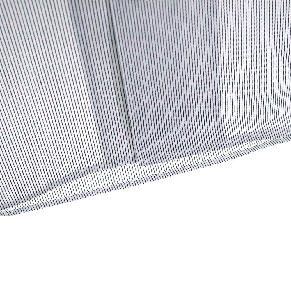 OVY(オヴィー) Stripe Open Collar Short Sleeve Shirt オヴィー ストライプオープンカラー 半袖シャツ グレー
