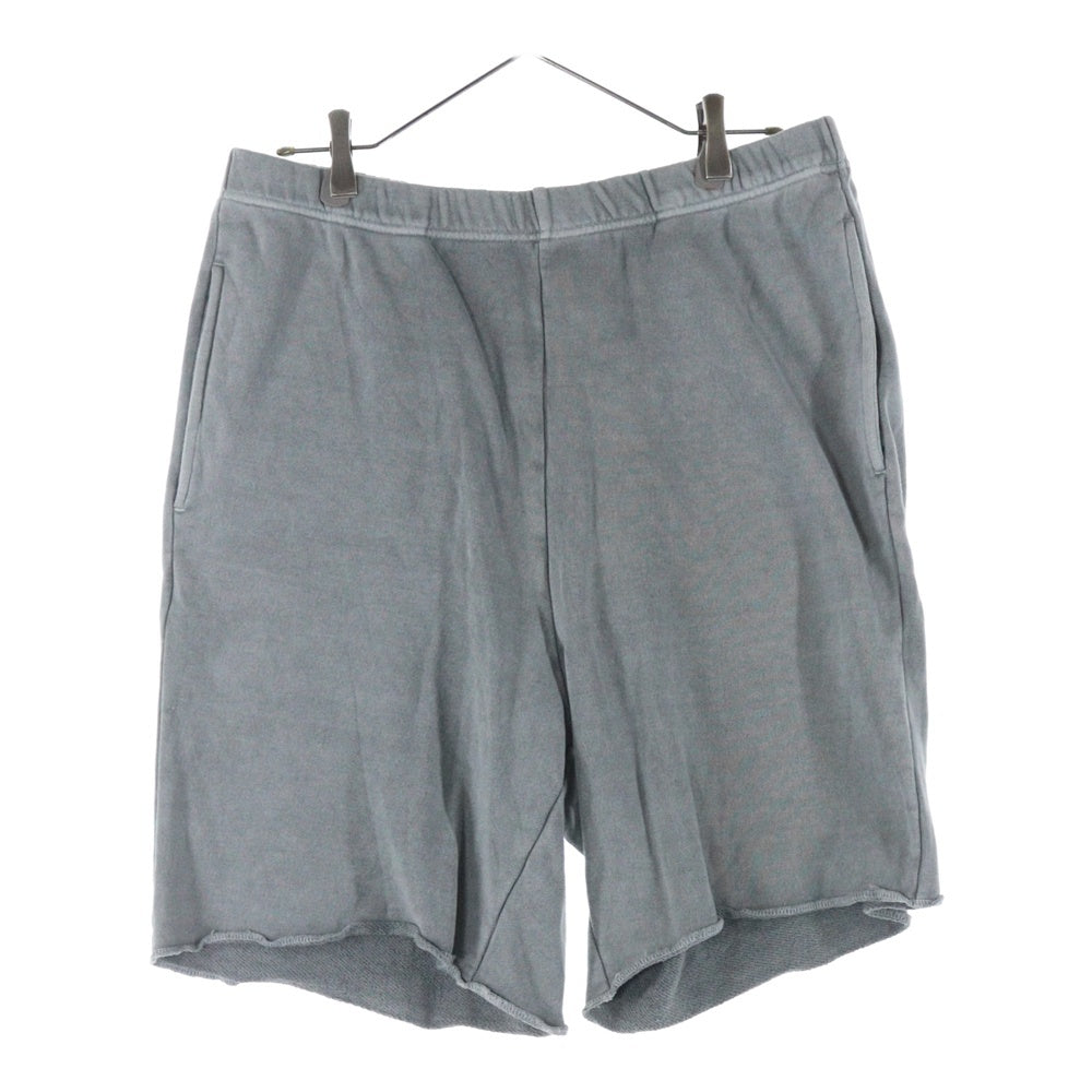 NO BRAND(ノーブランド) OVY Pigment Dyed Relax Fit Sweat Shorts ピグメントダイ リラックスフィット スウェットショーツ ハーフパンツ グレー