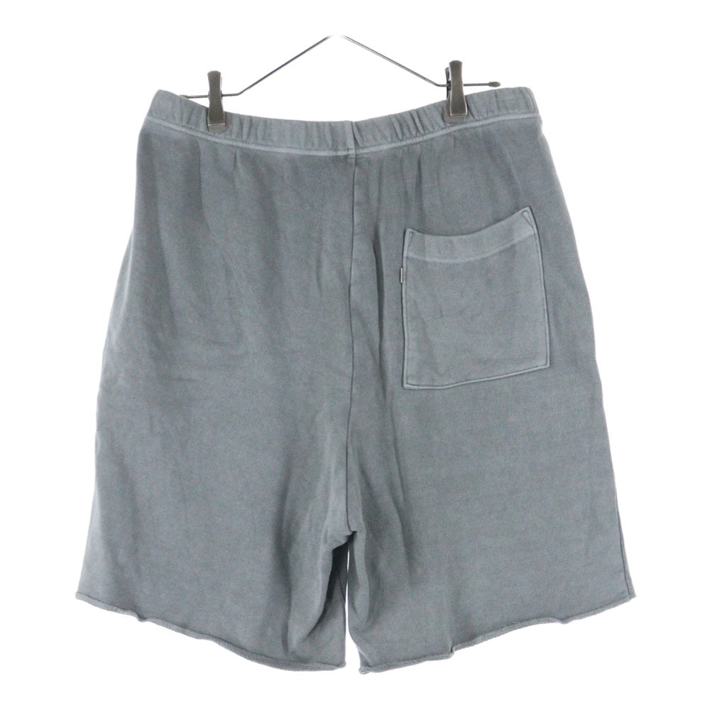 NO BRAND(ノーブランド) OVY Pigment Dyed Relax Fit Sweat Shorts ピグメントダイ リラックスフィット スウェットショーツ ハーフパンツ グレー