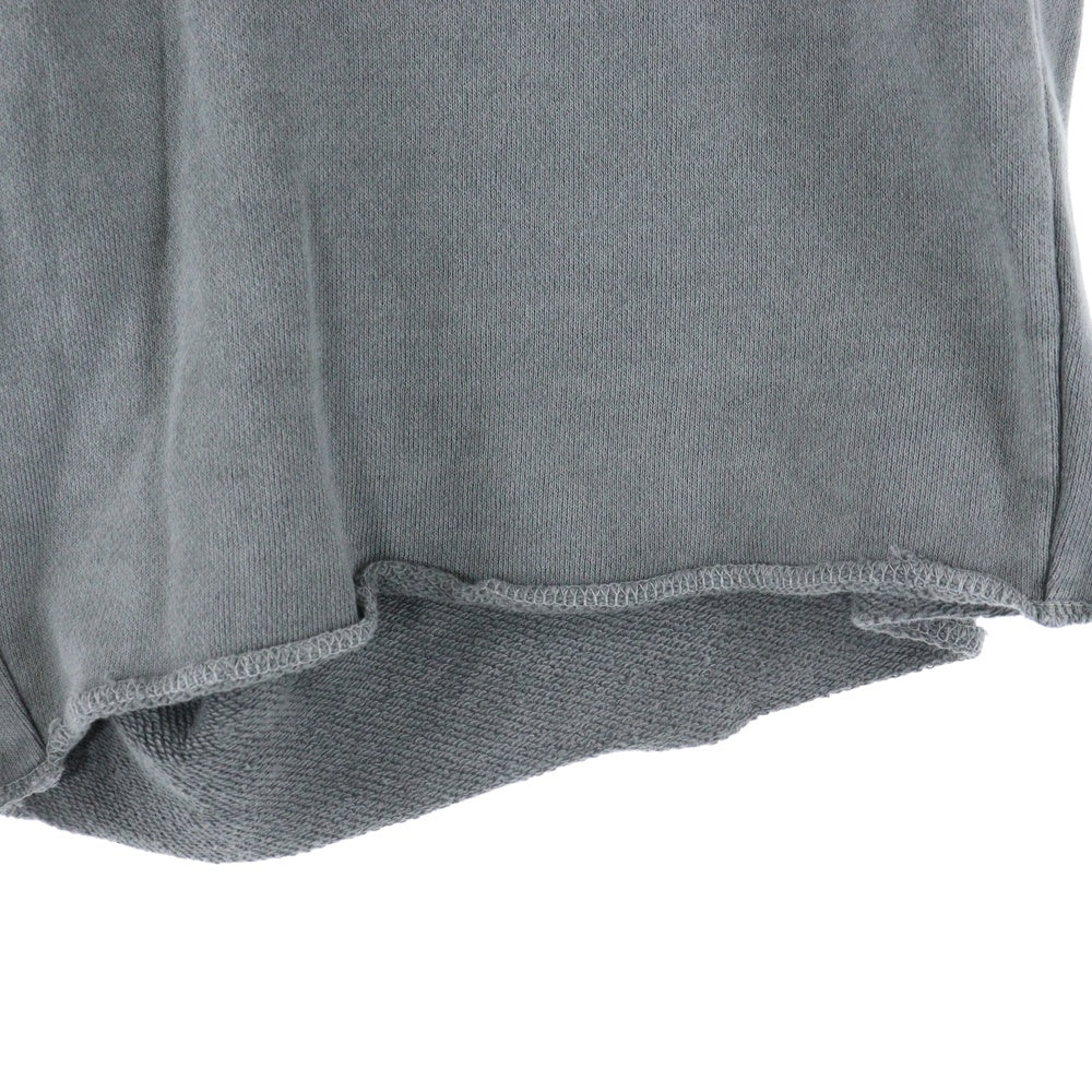 NO BRAND(ノーブランド) OVY Pigment Dyed Relax Fit Sweat Shorts ピグメントダイ リラックスフィット スウェットショーツ ハーフパンツ グレー