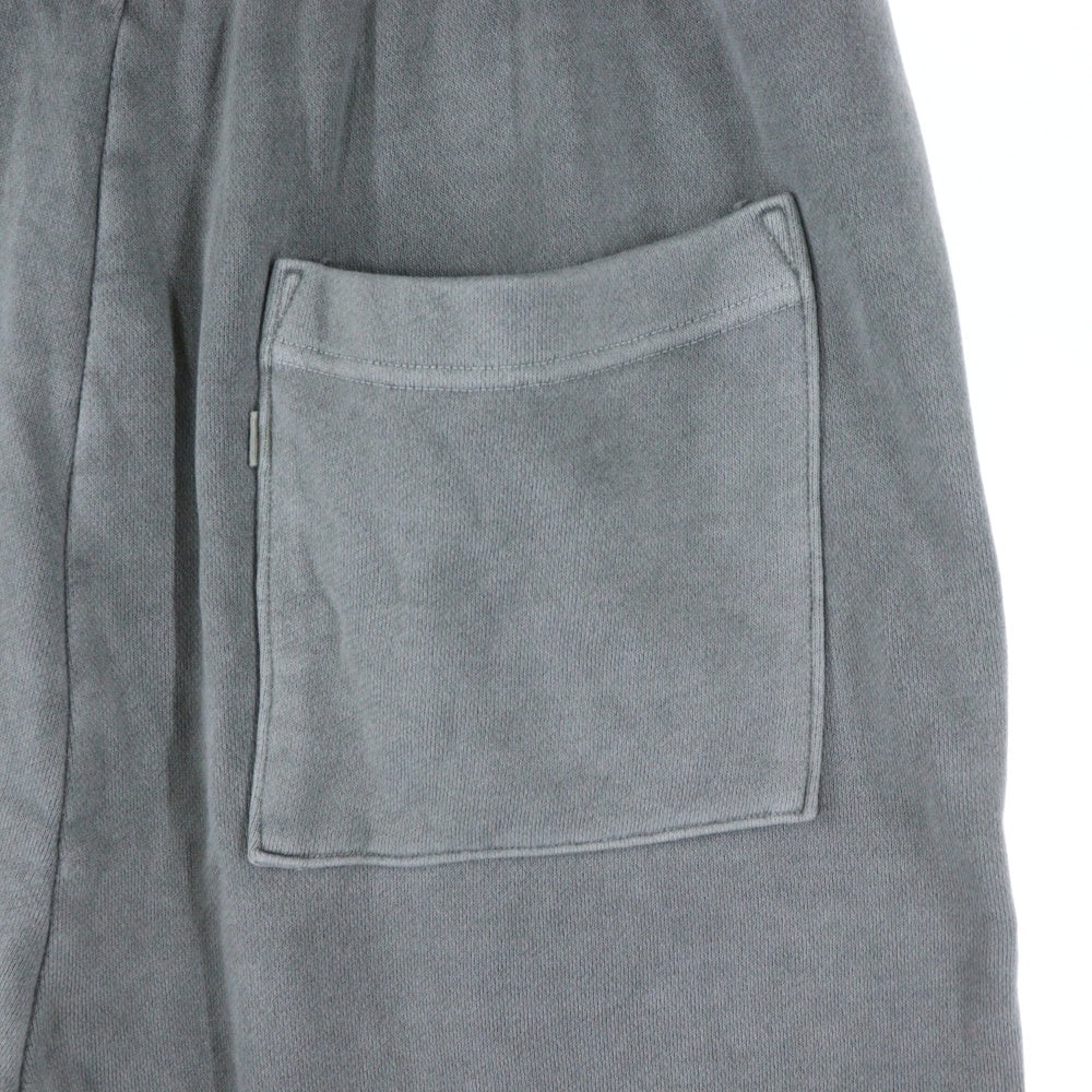 NO BRAND(ノーブランド) OVY Pigment Dyed Relax Fit Sweat Shorts ピグメントダイ リラックスフィット スウェットショーツ ハーフパンツ グレー