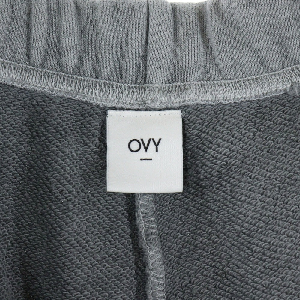 NO BRAND(ノーブランド) OVY Pigment Dyed Relax Fit Sweat Shorts ピグメントダイ リラックスフィット スウェットショーツ ハーフパンツ グレー