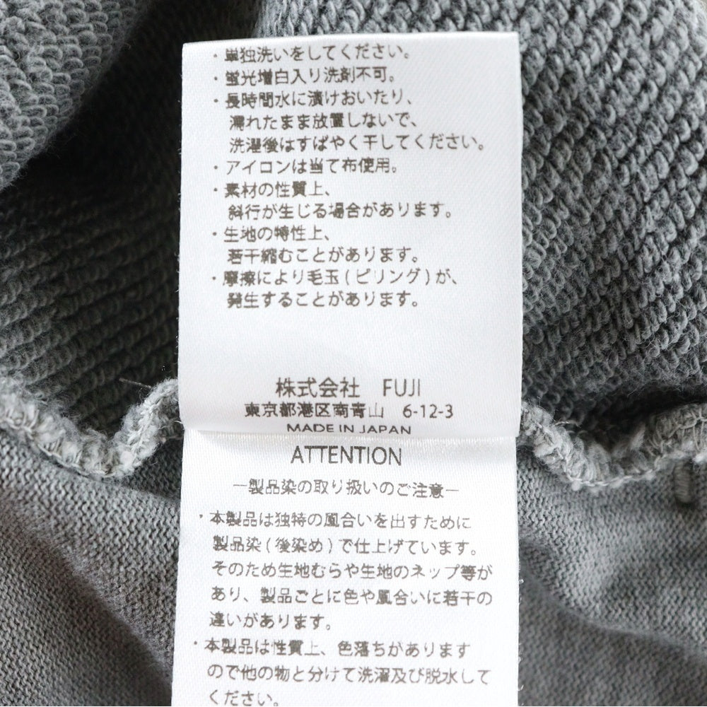 NO BRAND(ノーブランド) OVY Pigment Dyed Relax Fit Sweat Shorts ピグメントダイ リラックスフィット スウェットショーツ ハーフパンツ グレー
