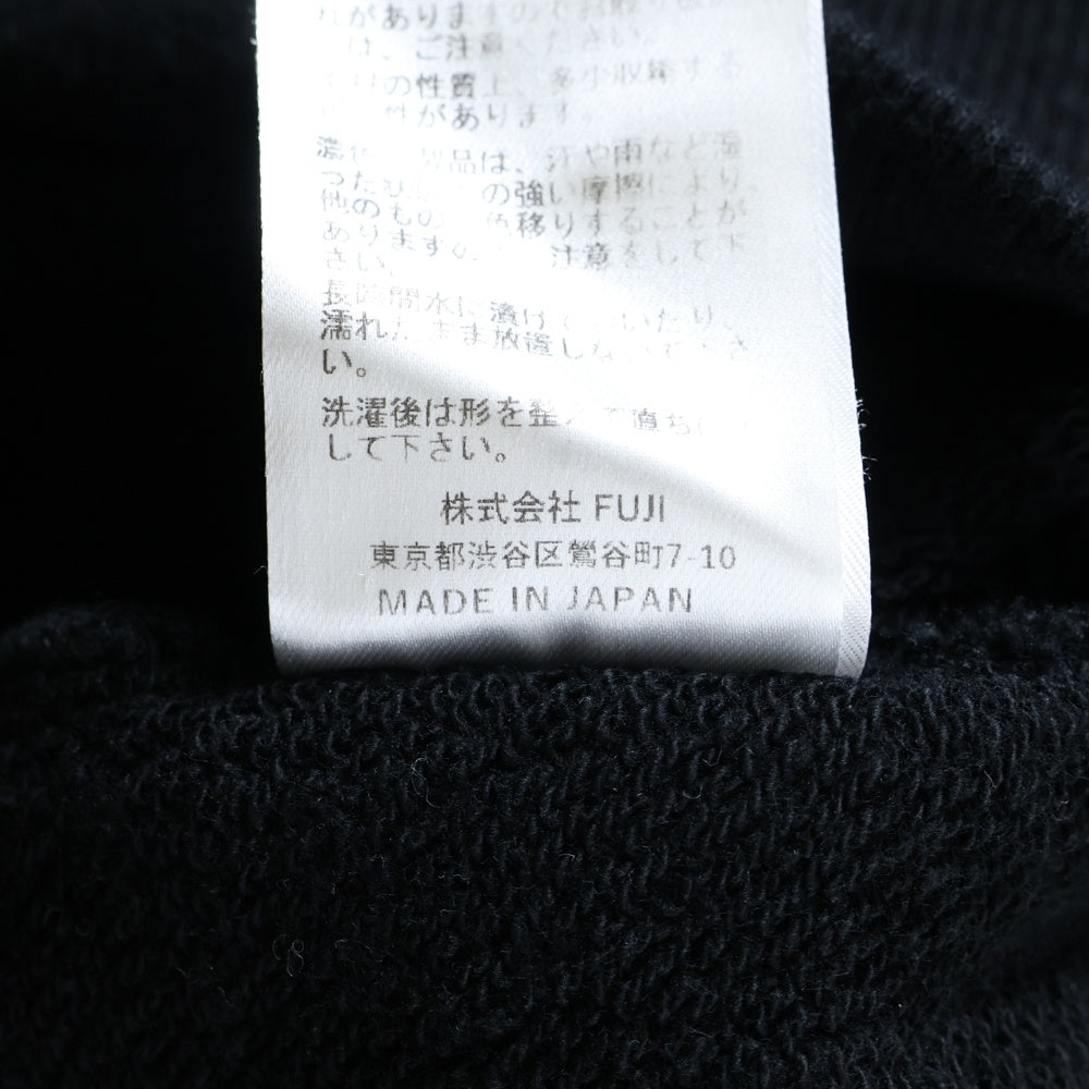 OVY(オヴィー) French Terry Half Zip Hoodie オヴィー フレンチテリー ハーフジップフーディー パーカー ブラック