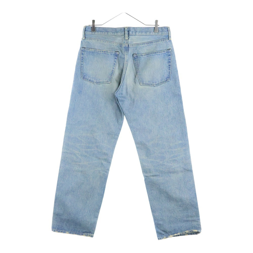 KAJA(カジャ) KAJA STANDARD SELVEDGE WASHED DENIM PANTS カジャ スタンダード セルビッジ ウォッシュドデニムパンツ インディゴ 20239234