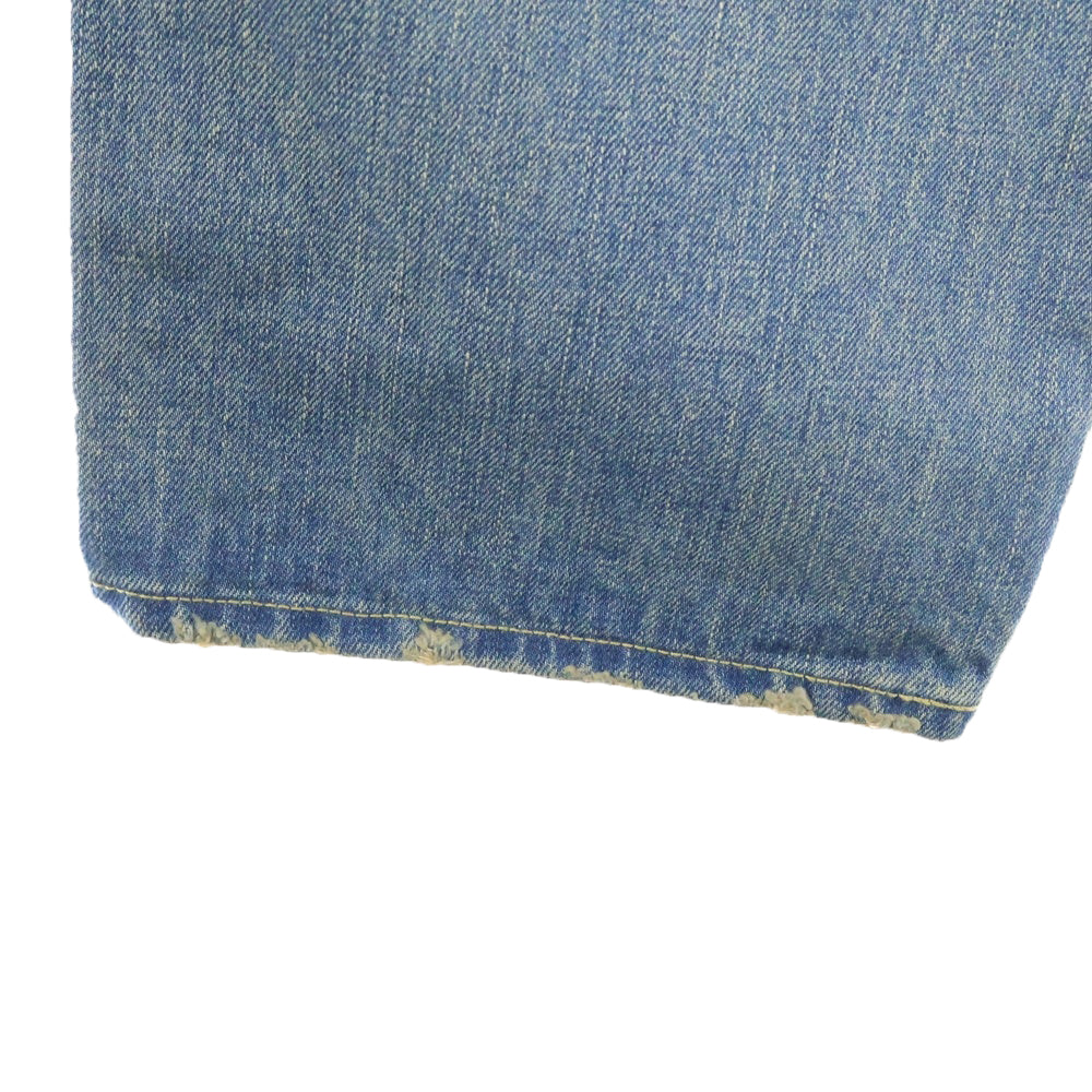 KAJA(カジャ) KAJA STANDARD SELVEDGE WASHED DENIM PANTS カジャ スタンダード セルビッジ ウォッシュドデニムパンツ インディゴ 20239234