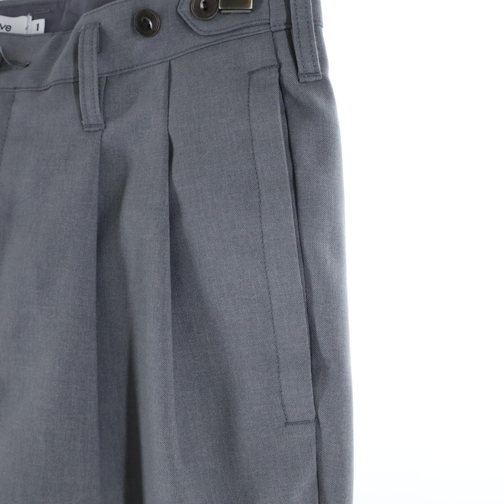 nonnative(ノンネイティブ) OFFICER CHINO TROUSERS POLY WEATHER オフィサー チノ ポリウェザー トラウザーズ スラックス グレー NN-P4637