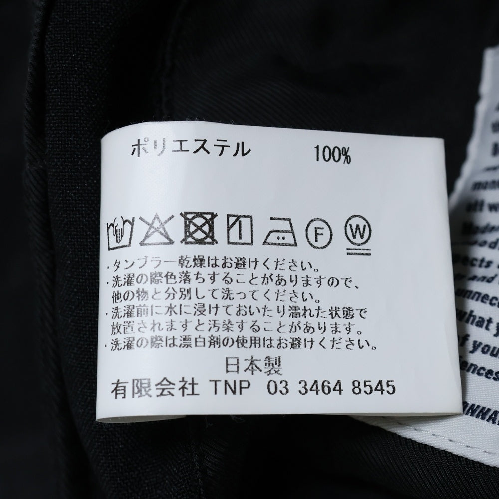 nonnative(ノンネイティブ) OFFICER CHINO TROUSERS POLY WEATHER オフィサー チノ ポリウェザー トラウザーズ スラックス ブラック NN-P4637