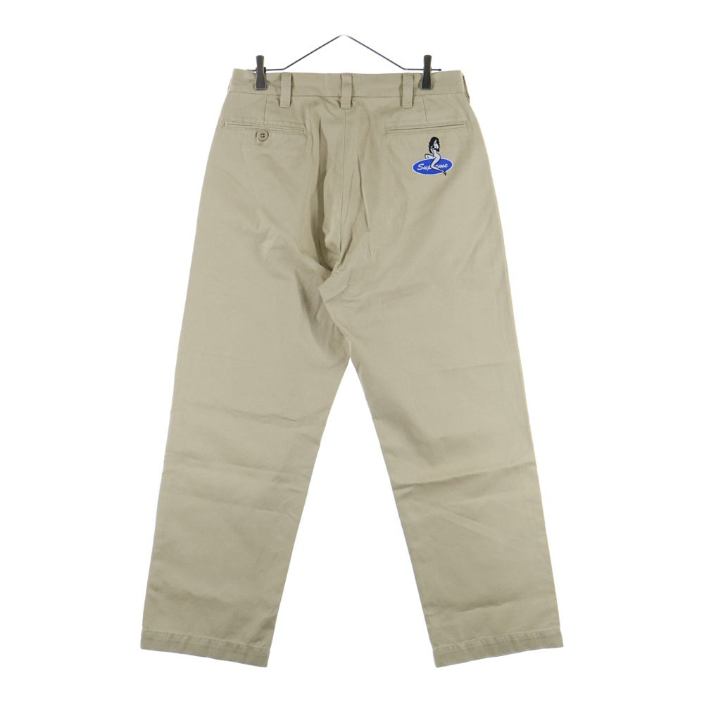 SUPREME(シュプリーム) 25AW CHINO PANT チノ ロゴエンブロイダリー パンツ ベージュ