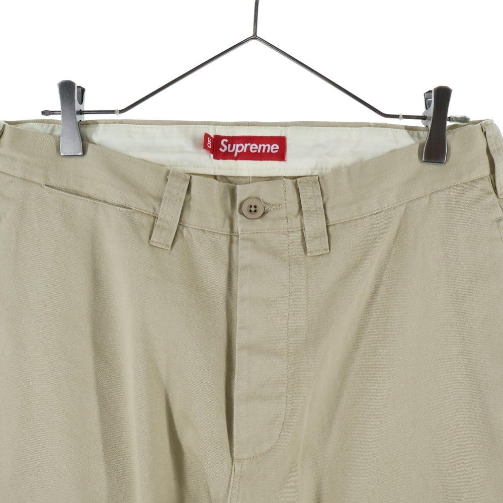 SUPREME(シュプリーム) 25AW CHINO PANT チノ ロゴエンブロイダリー パンツ ベージュ