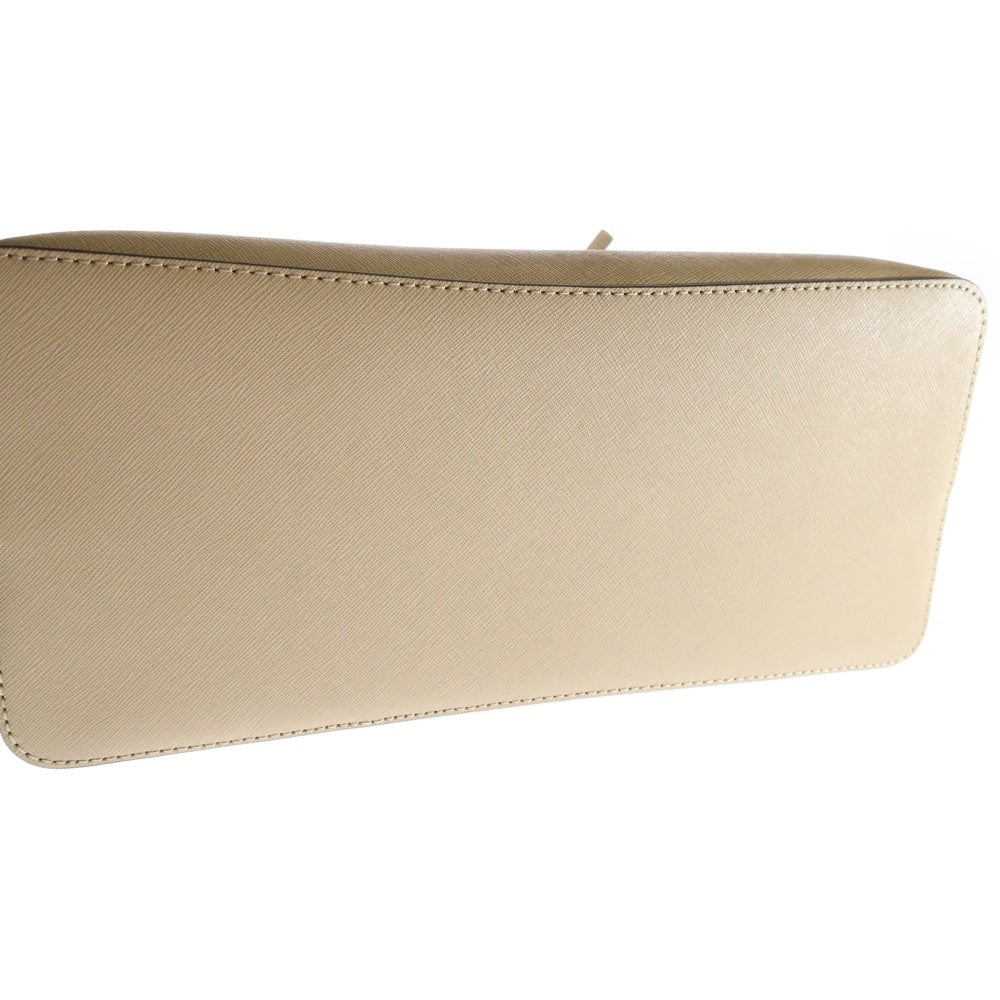 TORY BURCH(トリー バーチ) 2Way レザー ショルダー ハンドバッグ ベージュ レディース