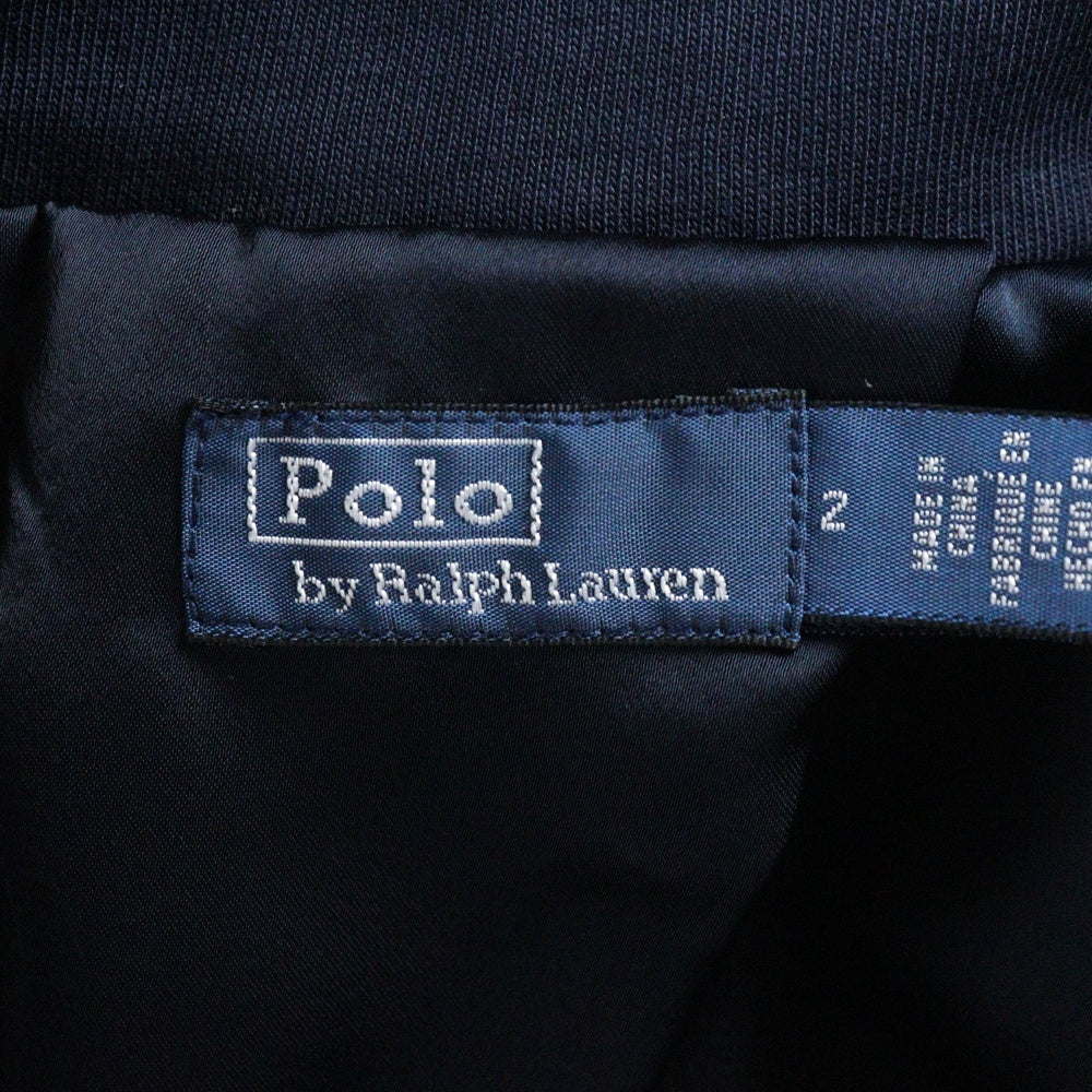 POLO RALPH LAUREN(ポロラルフローレン) グログラントリム テリー ブレザー コットン テーラードジャケット ブルー/レッド/ホワイト
