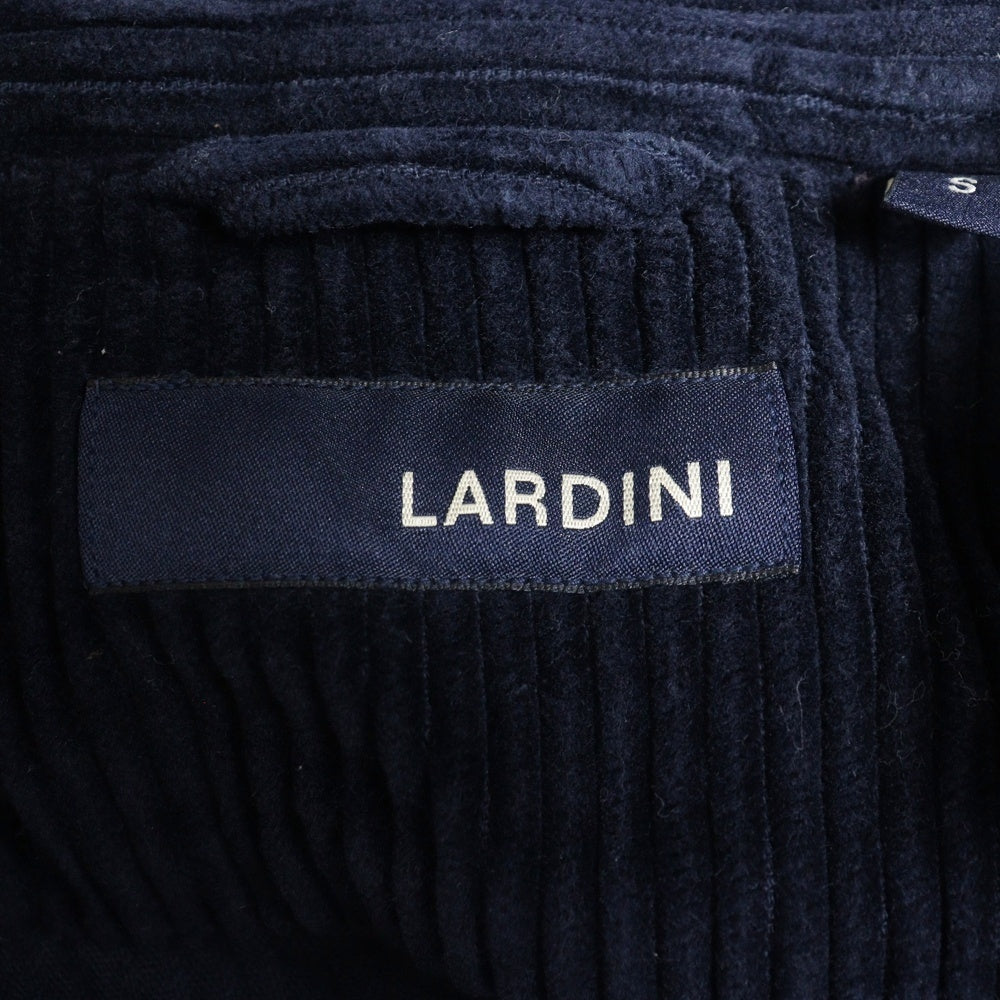 LARDINI(ラルディーニ) コーデュロイ 2B コットンテーラードジャケット ネイビー JQAMAJ