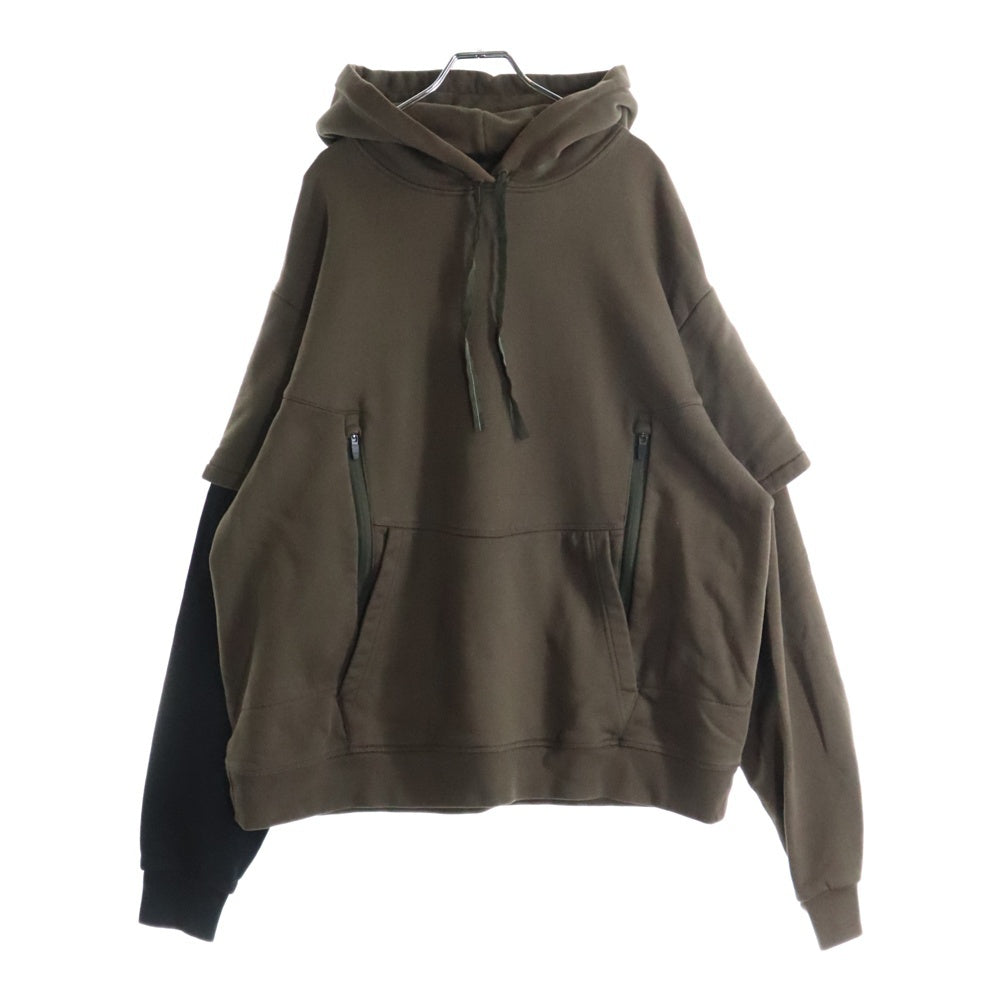 ACRONYM(アクロニウム) S34-PR ORGANIC COTTON HOODED SWEATSHIRT プルオーバーパーカー ラフグリーン