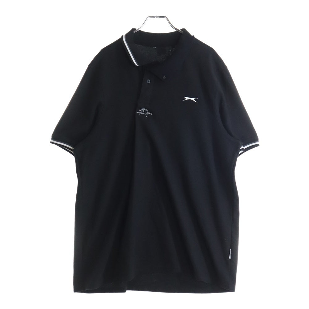 PROTOTYPES(プロトタイプス) SS25 WRAPPED POLO SHIRT ラップドポロシャツ ブラック 31PT07JE17USB