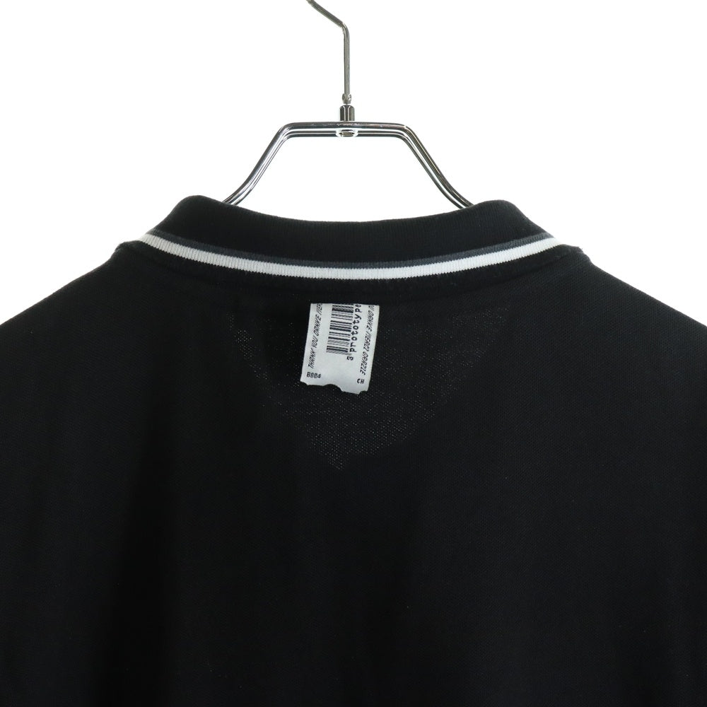 PROTOTYPES(プロトタイプス) SS25 WRAPPED POLO SHIRT ラップドポロシャツ ブラック 31PT07JE17USB