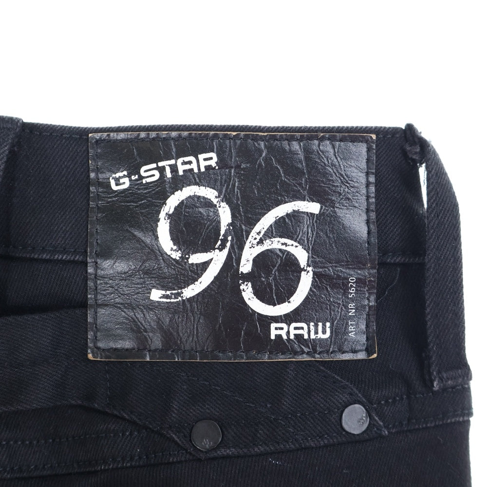 G-STAR RAW(ジースターロウ) 5620 HERITAGE EMBRO TAPERED WMN ヘリテージエンブロ テーパード デニムパンツ ブラック