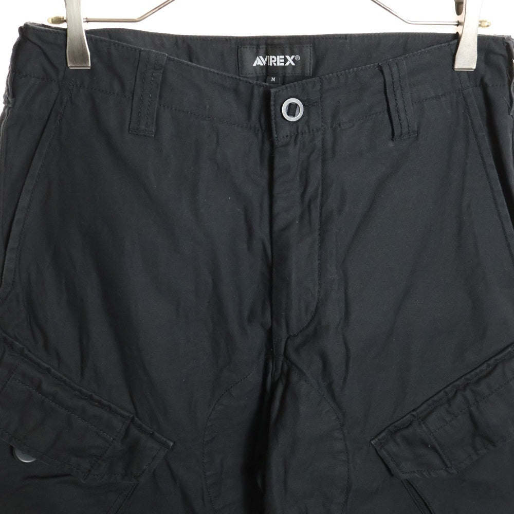 AVIREX(アヴィレックス) コットン マルチポケット カーゴパンツ ブラック 783-4110022
