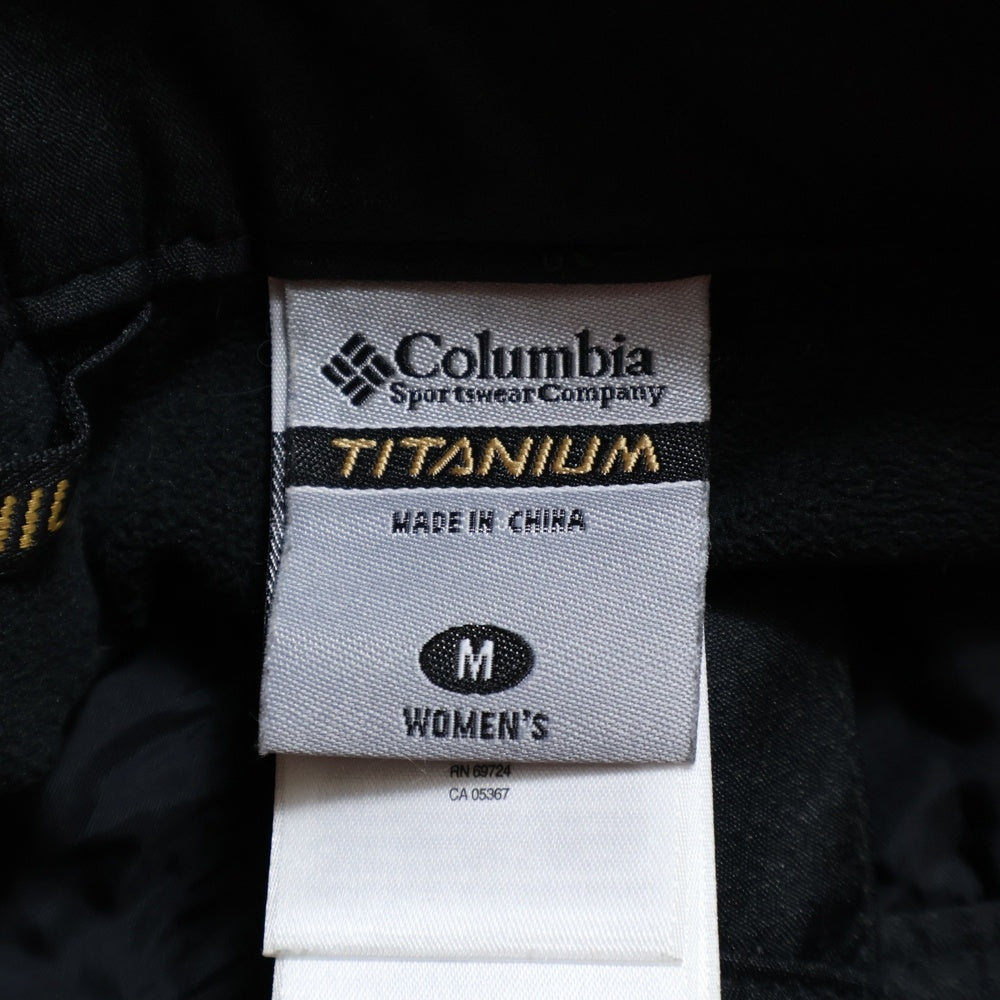Columbia(コロンビア) TITANIUM チタニウム マルチポケット ジップアップ ナイロンパンツ ブラック 209 PL8706