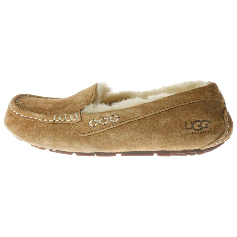 UGG(アグ) ANSLEY アンスレー モカシン シルキースエード ローファー ブラウン レディース 3312