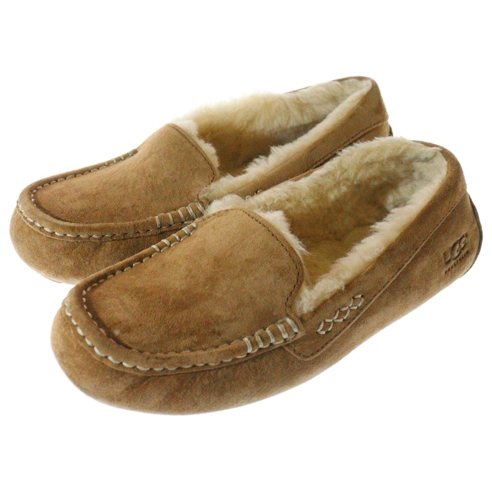 UGG(アグ) ANSLEY アンスレー モカシン シルキースエード ローファー ブラウン レディース 3312