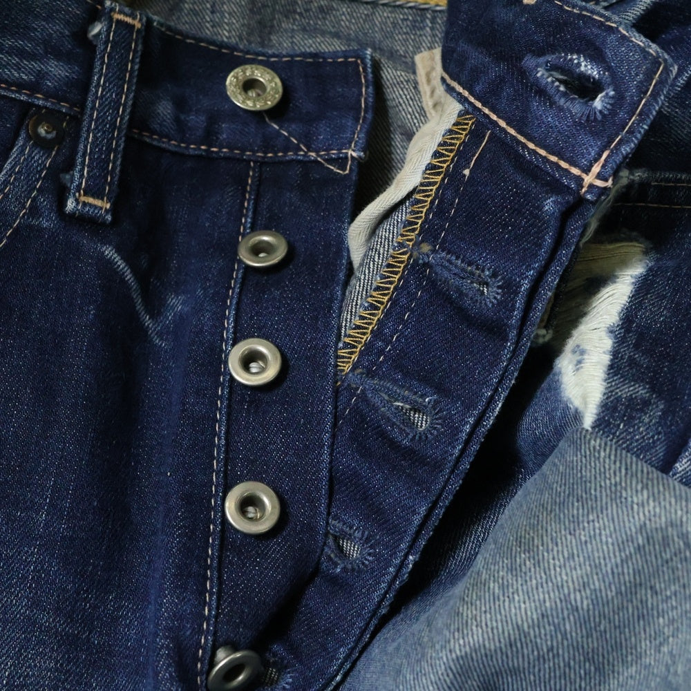 Levi's VINTAGE CLOTHING(リーバイス ビンテージ クロージング) 00S VINTAGE 44501 44年大戦モデル 復刻 BIG E ボタンフライ ストレートデニムパンツ インディゴ J22 J31181 0106