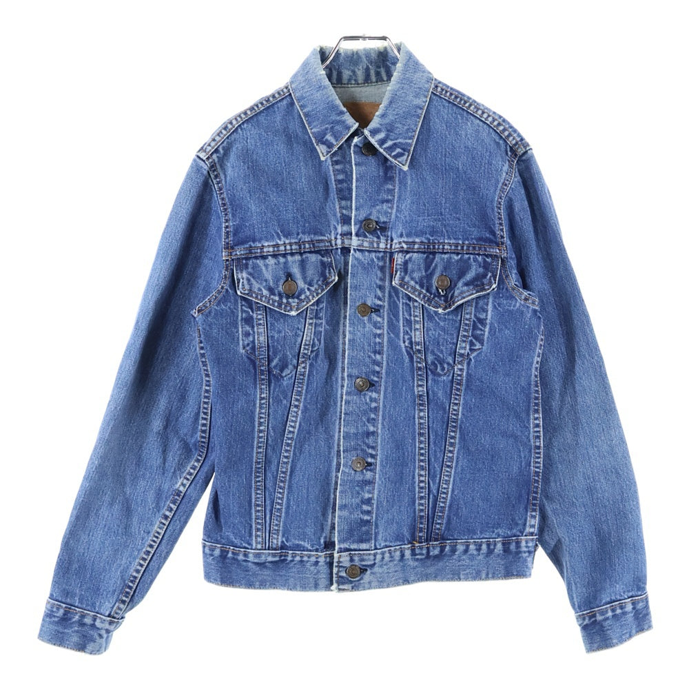 Levi's(リーバイス) 60-70s VINTAGE 70505 4th ヴィンテージ ボタン裏刻印52 ビッグE 不均等V デニム トラッカージャケット インディゴ