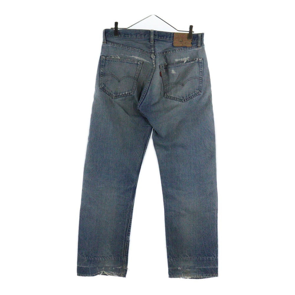 Levi's(リーバイス) 70s VINTAGE ヴィンテージ 66後期 501 スモールe 不均等V ボタン裏6 デニムパンツ インディゴ