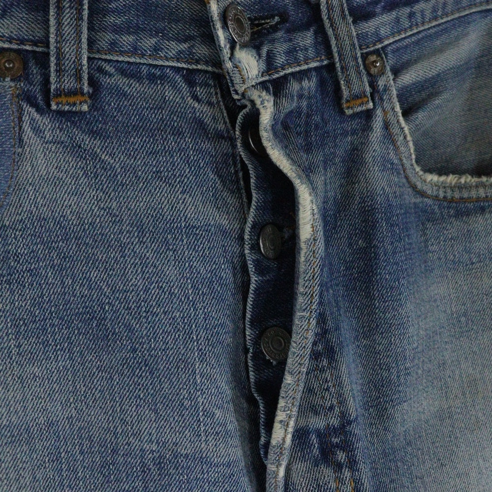 Levi's(リーバイス) 70s VINTAGE ヴィンテージ 66後期 501 スモールe 不均等V ボタン裏6 デニムパンツ インディゴ