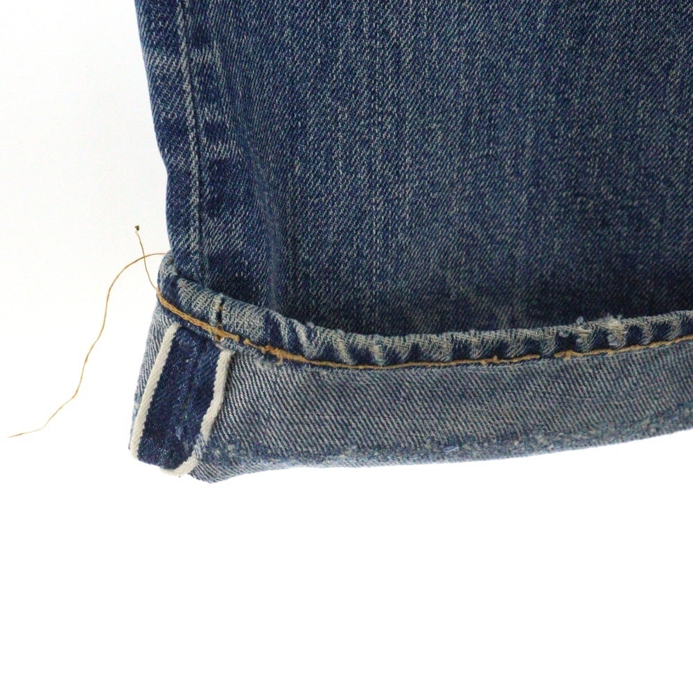 Levi's(リーバイス) 70s VINTAGE ヴィンテージ 66後期 501 スモールe 不均等V ボタン裏6 デニムパンツ インディゴ