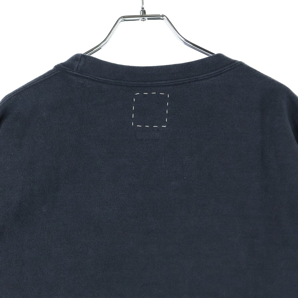 VISVIM(ヴィスヴィム) 25SS JUMBO SB SWEAT 3/4 ジャンボ クルーネック スウェット トレーナー グレー 0125105010021